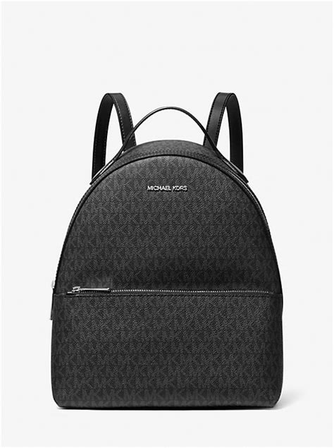 michael kors leila medium backpack|Sheila Medium Signature Logo Backpack .